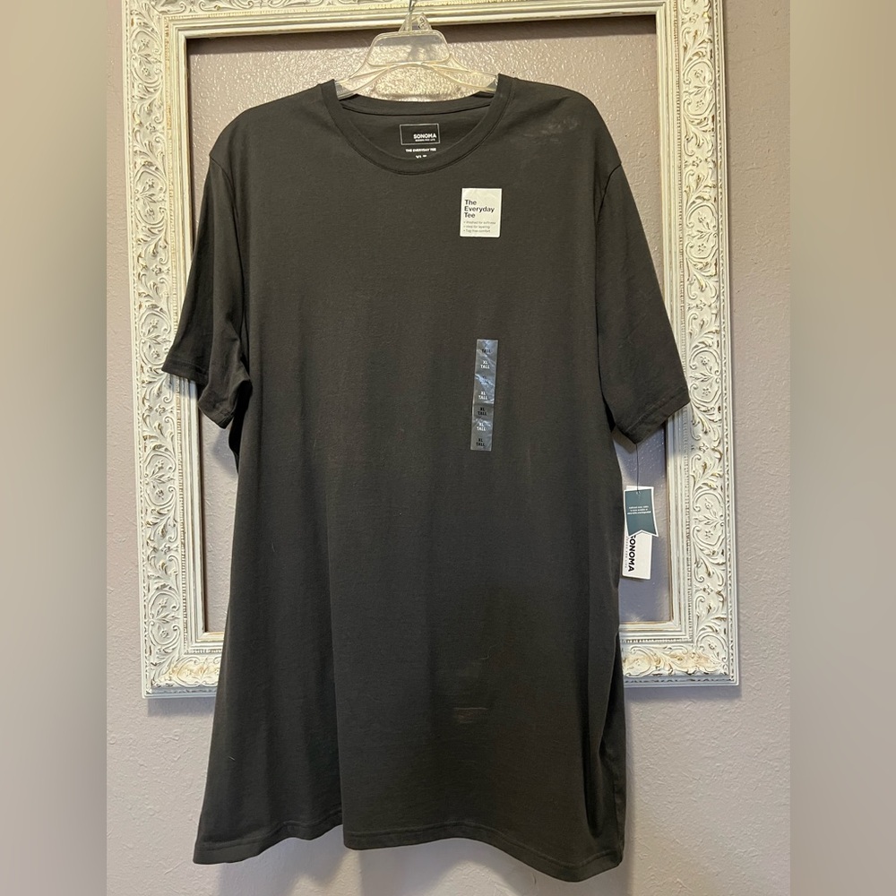 NWT Sonoma Gray Everyday Tee XL Tall